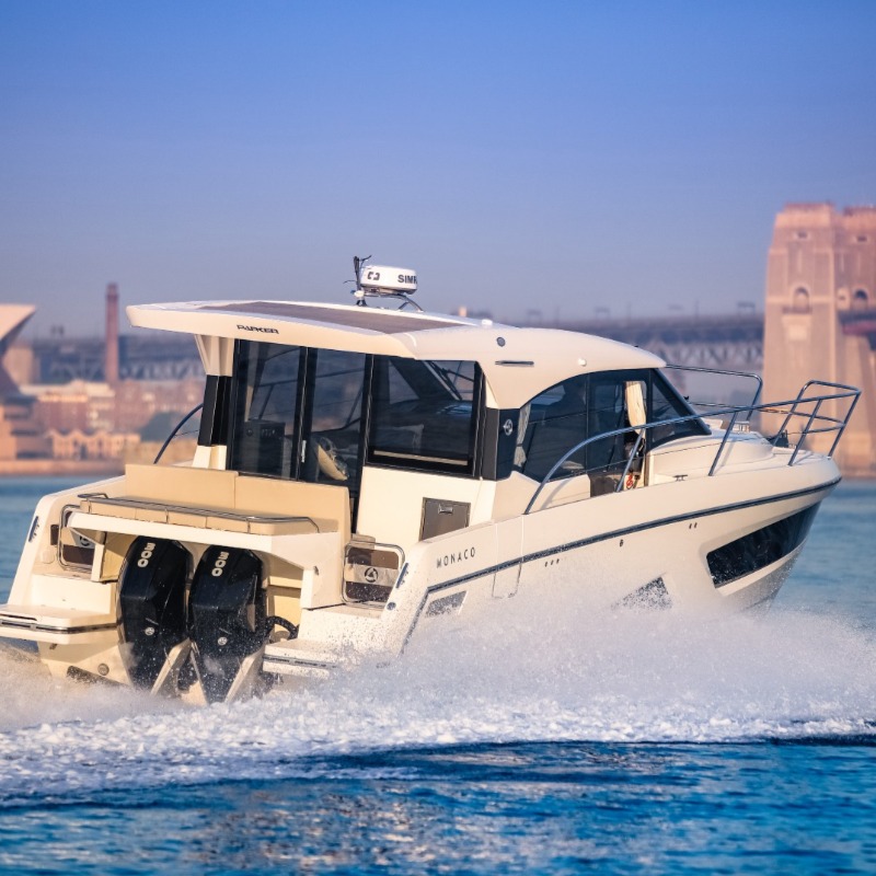 well-equipped boatyard, 